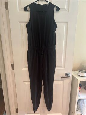 Athleta Sleeveless Black Jumpsuit